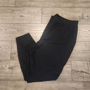 J Jill Women's Ponte Leggings Size XL Black Pull On Stretch Slim Leg Ankle Pants